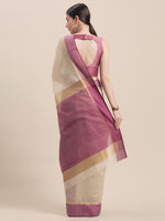 Load image into Gallery viewer, Cotton Woven Traditional Saree with Blouse Piece