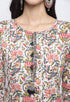 White Pure Cambric Cotton Jaipuri Printed Kurti