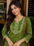 Mahendi Green Pure Cotton Floral Printed Kurti