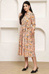 Blossom Breeze Floral Jaipuri Printed Western Dress