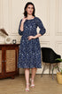 Serene Floral Charm Cotton Jaipuri Printed Dress