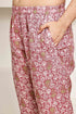 Stylish pink Jaipuri Printed Kurta  With Pant