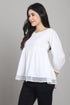 Rajnandini Women Pure Cotton Solid Short Top