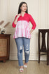 Rajnandini Women Pure Cotton Tie-Dye Shibori Printed Short Top