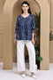Coastal Floral Chic Cotton Jaipuri Printed Short Top