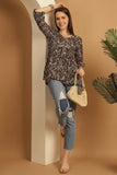 Multicolor Pure Cotton Floral Printed Short Top