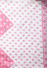 Load image into Gallery viewer, Light Pink Pure Cotton Jaipuri Printed And Embroidered Kurta Set With Dupatta
