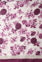 Load image into Gallery viewer, Wine Polyester Cotton Printed Salwar Suit with Dupatta
