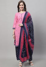 Load image into Gallery viewer, Rajnandini Pink Cotton Printed Salwar Suit
