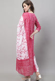 Pink Cotton Printed Salwar Suit