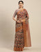Multicolored Cotton Silk Digital Printed Traditional  Saree With Blouse Piece