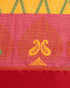 Yellow And Red Kota Silk Jamdani Printed Traditional  Saree With Blouse Piece