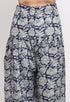 Blue Polyester Cotton Printed Salwar Suit with Dupatta