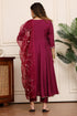 Rajnandini Women Poly Silk Embroidered Kurta & Pant With Dupatta