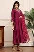 Rajnandini Women Poly Silk Embroidered Kurta & Pant With Dupatta