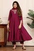 Rajnandini Women Poly Silk Embroidered Kurta & Pant With Dupatta