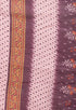 Dusty Pink Polyester Cotton Printed Salwar Suit with Dupatta