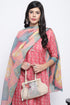 Peach Cotton Blend Printed Ready to Wear Patiala Salwar Suit