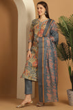 Multicolor Women Cotton Blend Floral Printed Kurta & Pant With Dupatta