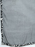 Black & White Cotton Abstract Printed Kurta & Pant With Dupatta