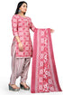 Rajnandini WomenDusty pink Cotton Blend Printed Unstitched Salwar Suit Material