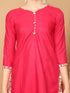 Pink Cotton Blend Printed Ready to Wear Patiala Salwar Suit