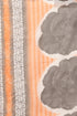 Light Orange & White Cotton Blend Printed Ready to Wear Patiala Salwar Suit