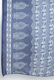 Navy Blue & Grey Cotton Blend Printed Ready to Wear Patiala Salwar Suit