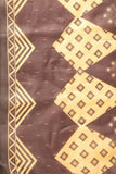 Brown Cotton Blend Printed Ready to Wear Patiala Salwar Suit