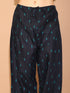 Rama Green Cotton Blend Printed Plus Size Ready to Wear Patiala Salwar Suit