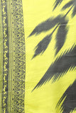 Neon Yellow Cotton Blend Printed Ready to Wear Patiala Salwar Suit