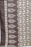 Brown Cotton Blend Printed Ready to Wear Patiala Salwar Suit