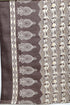 Brown Cotton Blend Printed Plus Size Ready to Wear Patiala Salwar Suit