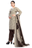 Grey Cotton Blend Printed Ready to Wear Patiala Salwar Suit