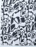 Black Cotton Blend Printed Plus Size Ready to Wear Patiala Salwar Suit