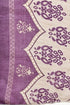 Purple Cotton Blend Printed Plus Size Ready to Wear Patiala Salwar Suit