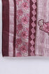 Wine Cotton Blend Printed Ready to Wear Patiala Salwar Suit