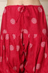 Beige & Pink Cotton Blend Printed Ready to Wear Patiala Salwar Suit