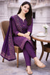 Purple Cotton Blend Printed Ready to Wear Patiala Salwar Suit
