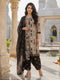White Cotton Blend Printed Ready to Wear Patiala Salwar Suit