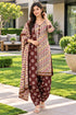 Beige Cotton Blend Printed Ready to Wear Patiala Salwar Suit