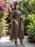 Cotton Blend Jaipuri Printed Kurta & Pant With Dupatta
