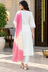 White Cotton Blend Embroidered Straight Kurta & Pant With Dupatta ST321WH0826
