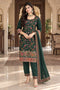 Green Silk Blend Jacquard Woven with Inner Straight Kurta & Pant With Dupatta