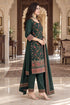 Green Silk Blend Jacquard Woven with Inner Straight Kurta & Pant With Dupatta