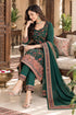 Green Silk Blend Jacquard Woven with Inner Straight Kurta & Pant With Dupatta