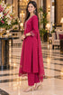 Pink Cotton Blend Embroidered kurta sets women