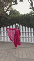 Pink Poly Silk Embroidered Kurta Set With Dupatta