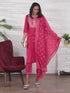Pure Cotton Zari Weaving And  Embroidered Kurta Set With Dupatta