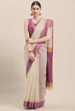 Cotton Woven Traditional Saree with Blouse Piece